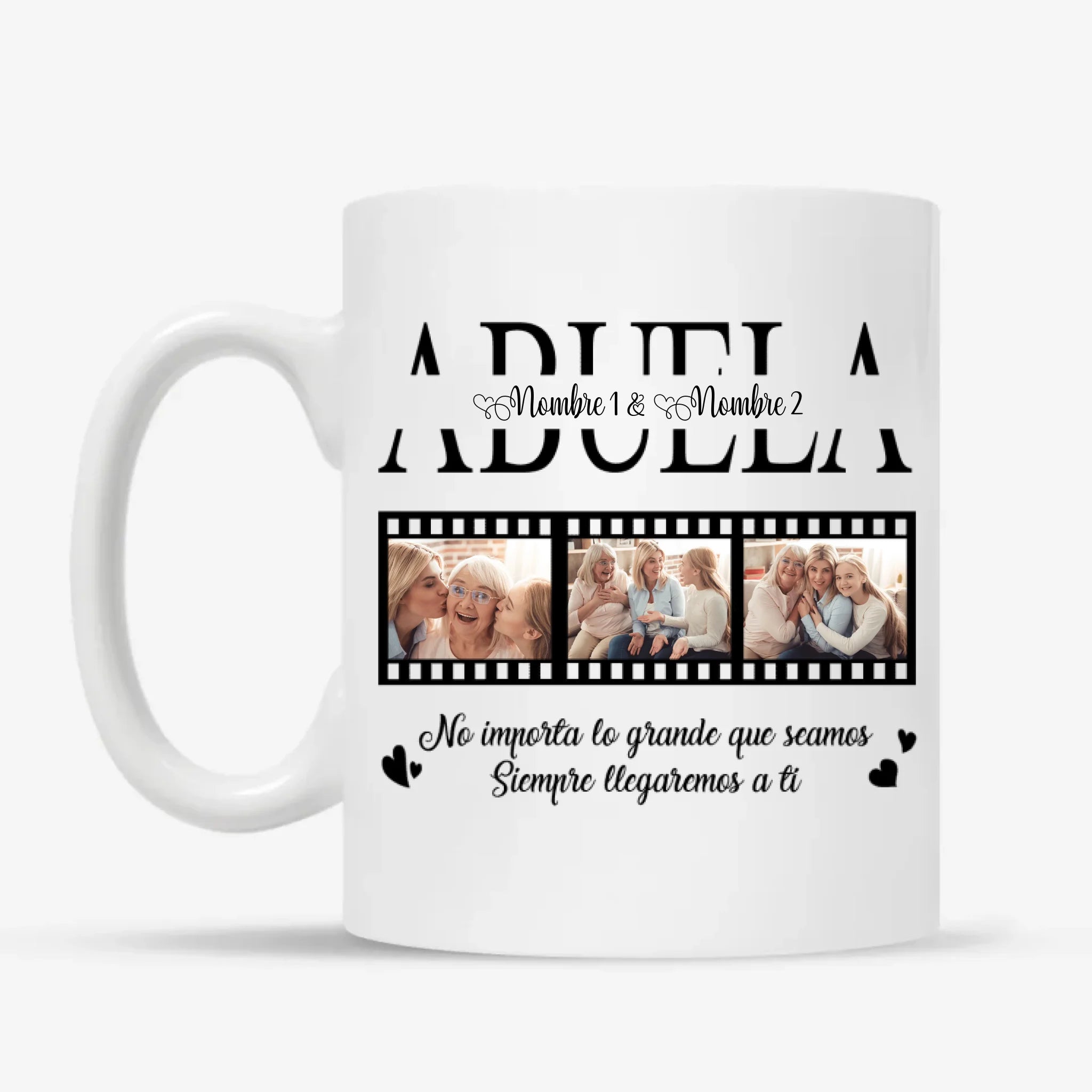 Taza "Promovida A Abuela 2022" - Cerámica, 11 Oz, Apta Microondas Y Lavavajillas, Regalo Anuncio Embarazo