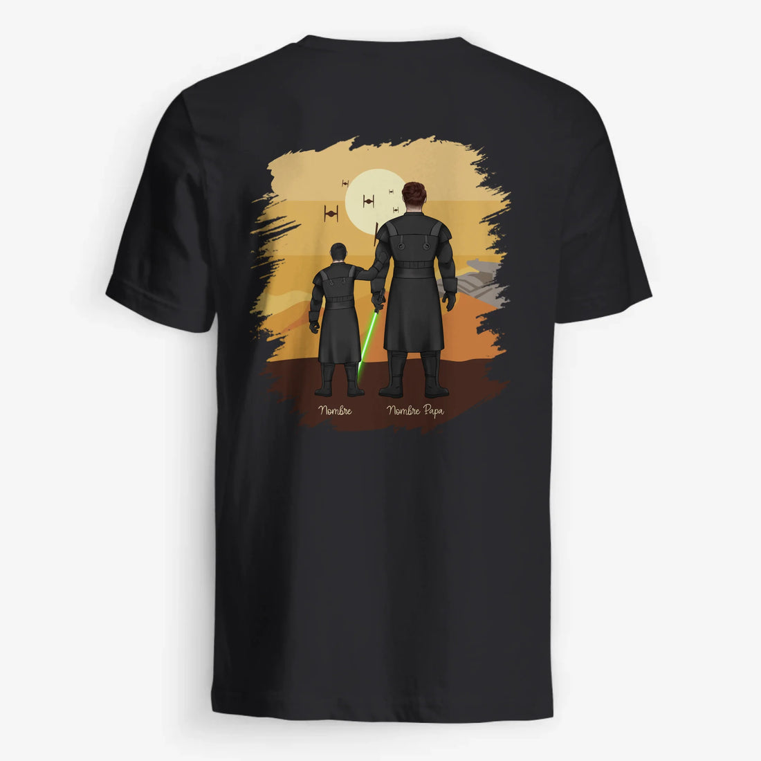 UNISEX T-SHIRT Back Dark
