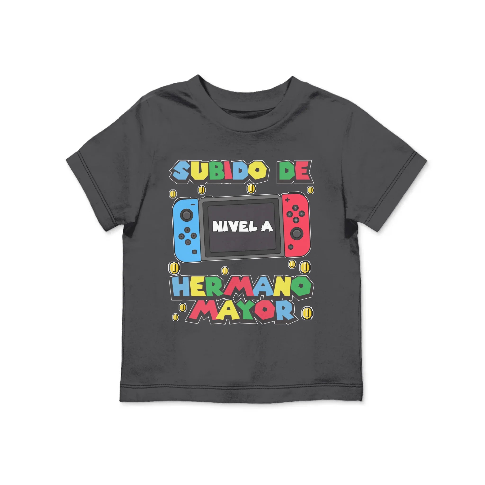 Subido de nivel a hermano/hermana mayor - Personalizado camiseta para hermano/hermana