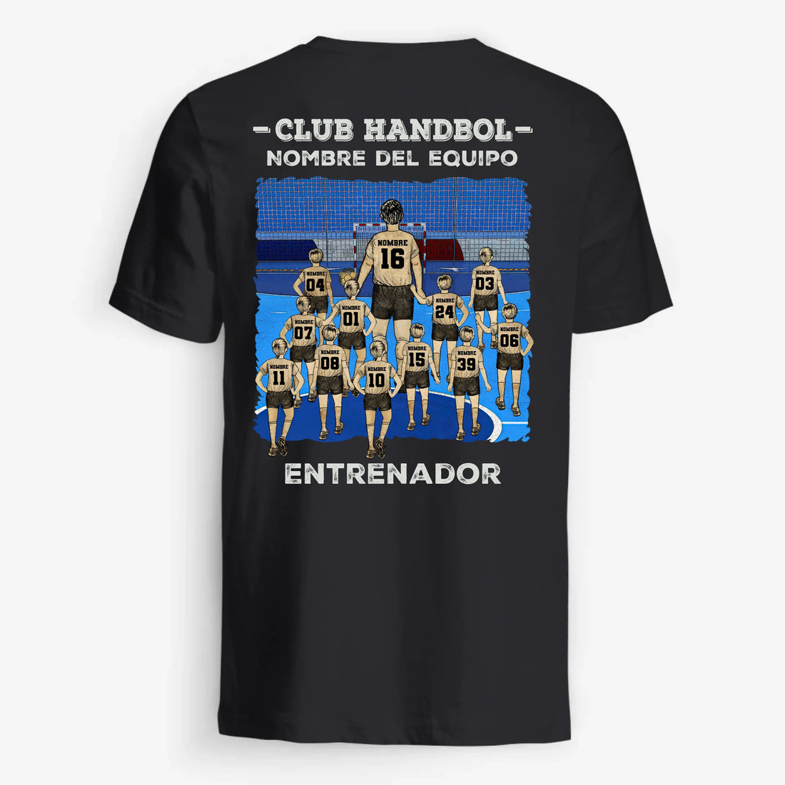 UNISEX T-SHIRT Back Dark