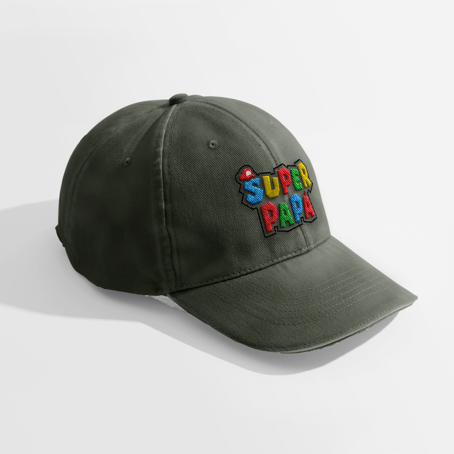 Super Papá - Gorra vintage de algodón para Papá