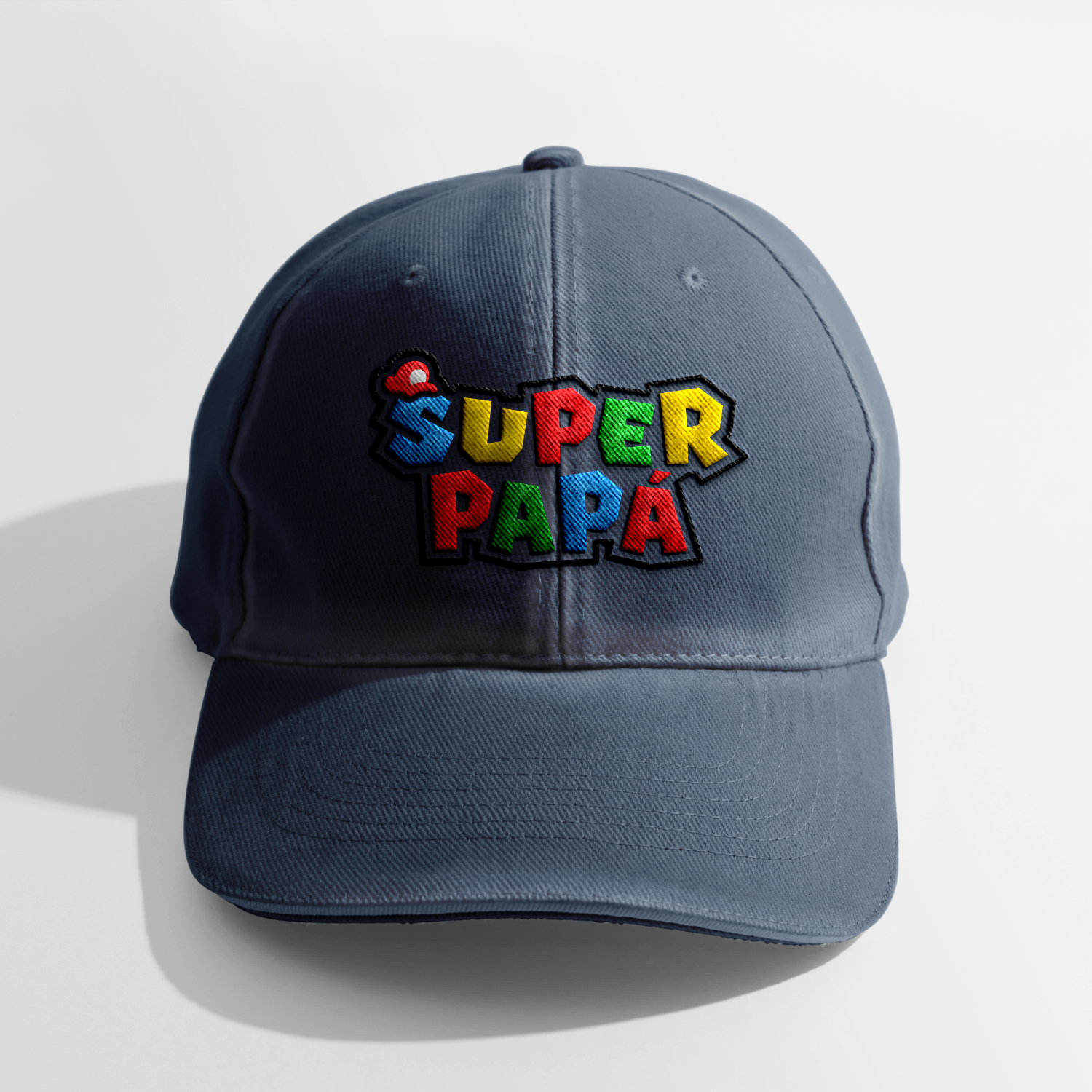 Super Papá - Gorra vintage de algodón para Papá