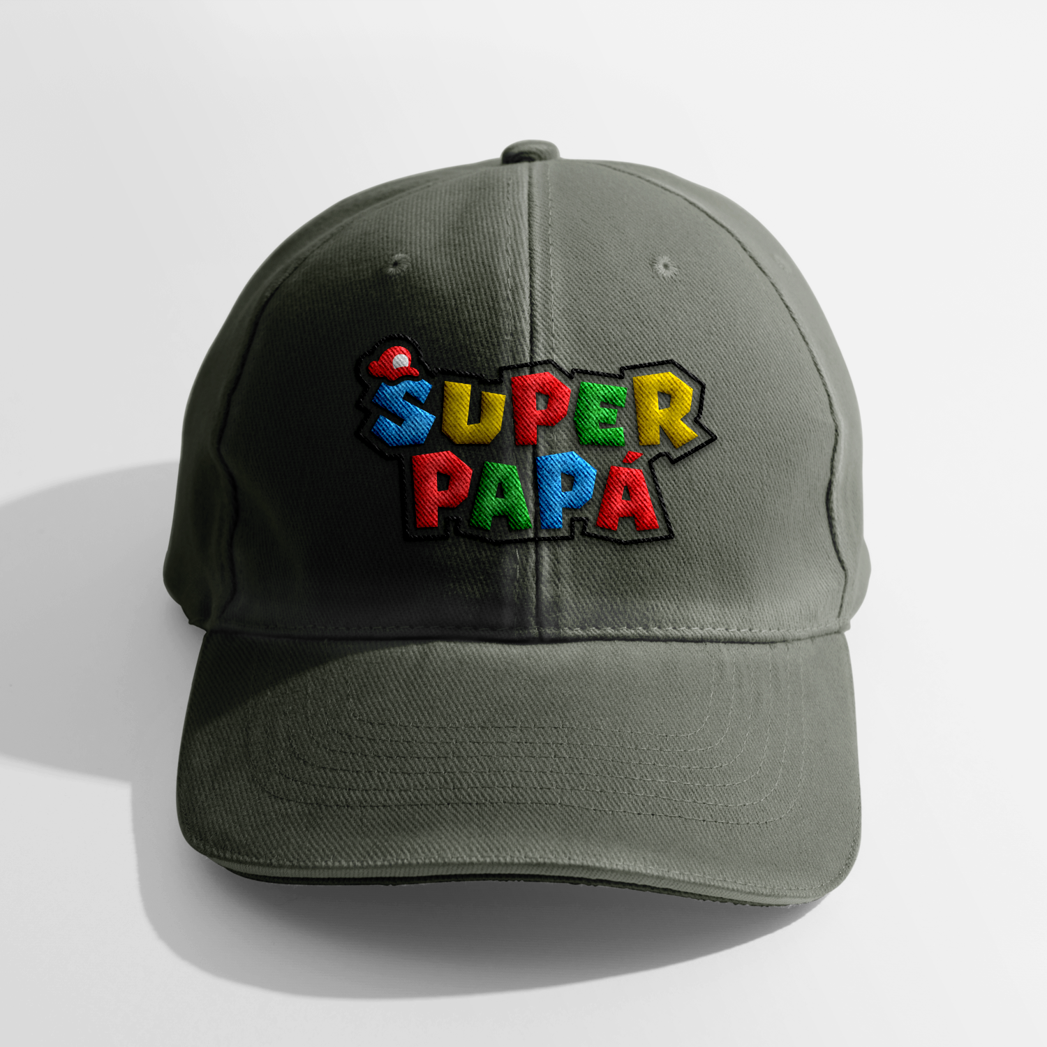 Super Papá - Gorra vintage de algodón para Papá