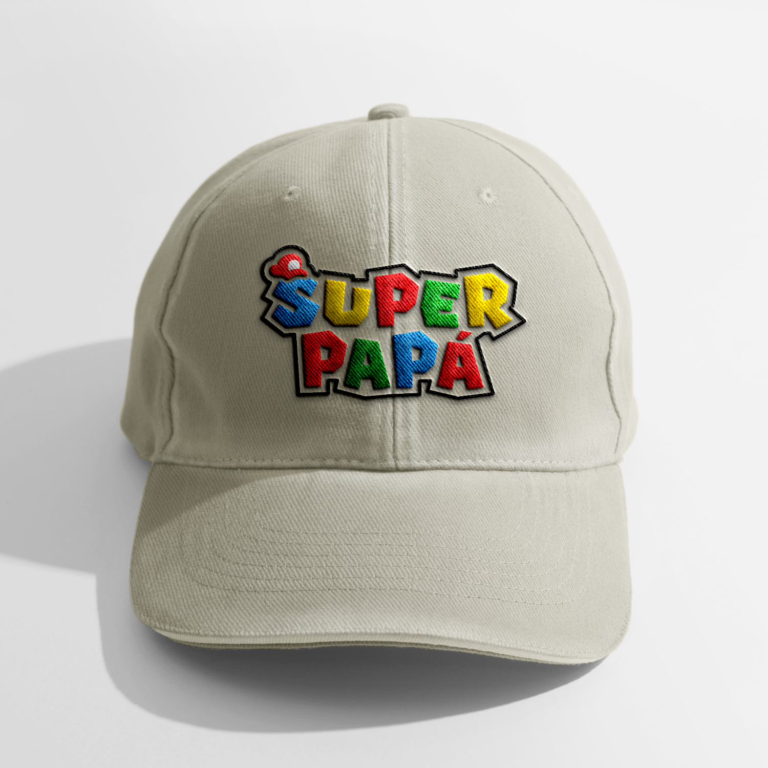 Super Papá - Gorra vintage de algodón para Papá