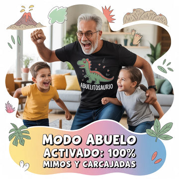 abuelo y niños