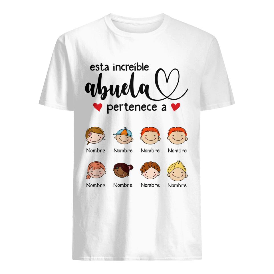 Personalizar Camisetas Para Mamá Abuela | Personalizado Regalos Para Mamá Abuela | Esta Increíble Mamá Abuela