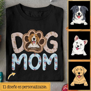 Personnalisez des T-shirts pour les amoureux des chiens | Cadeau personnalisé pour les amoureux des chiens | Maman chien Maman chien