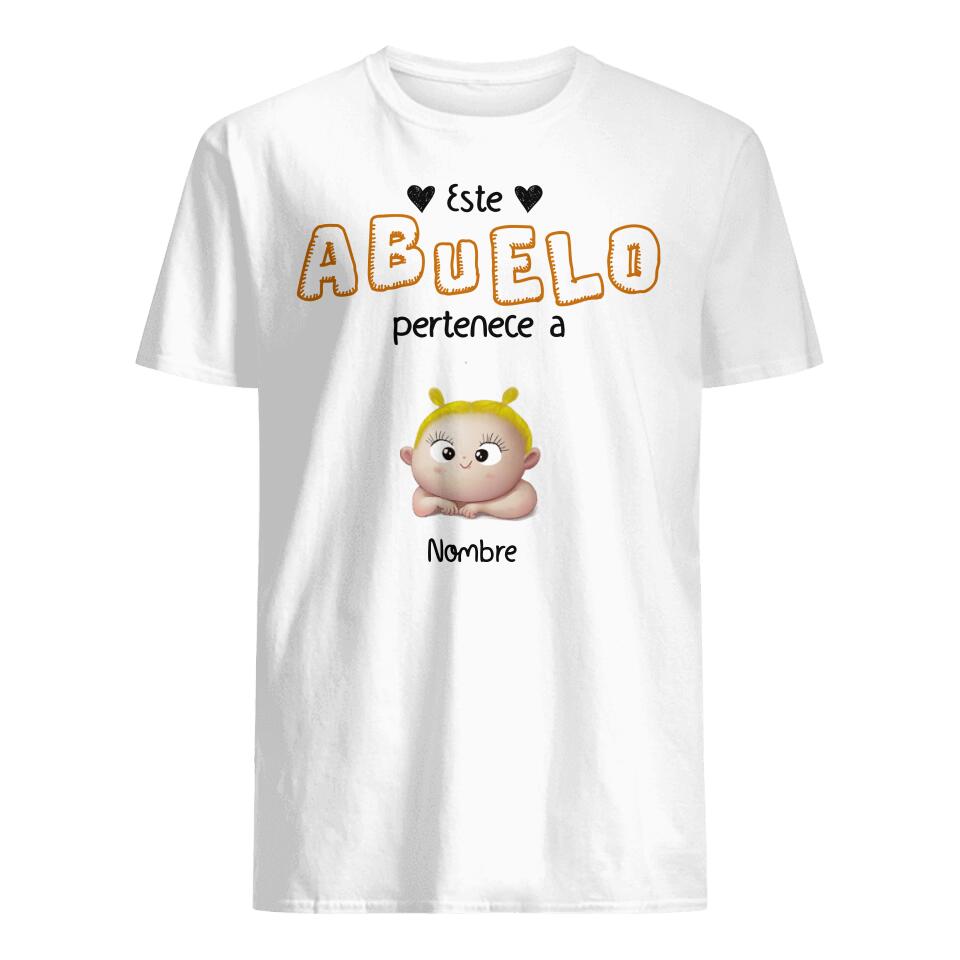 Personalizar Camisetas Para Abuelo | Personalizado Regalo Para Abuelo | Pertenece A Abuelo Papá