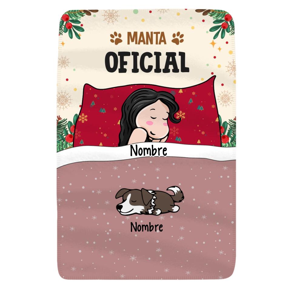 Personalizar Mantas Polar Para Amante De Los Mascosta - Manta Oficial Amantes De Perros Y Gatos