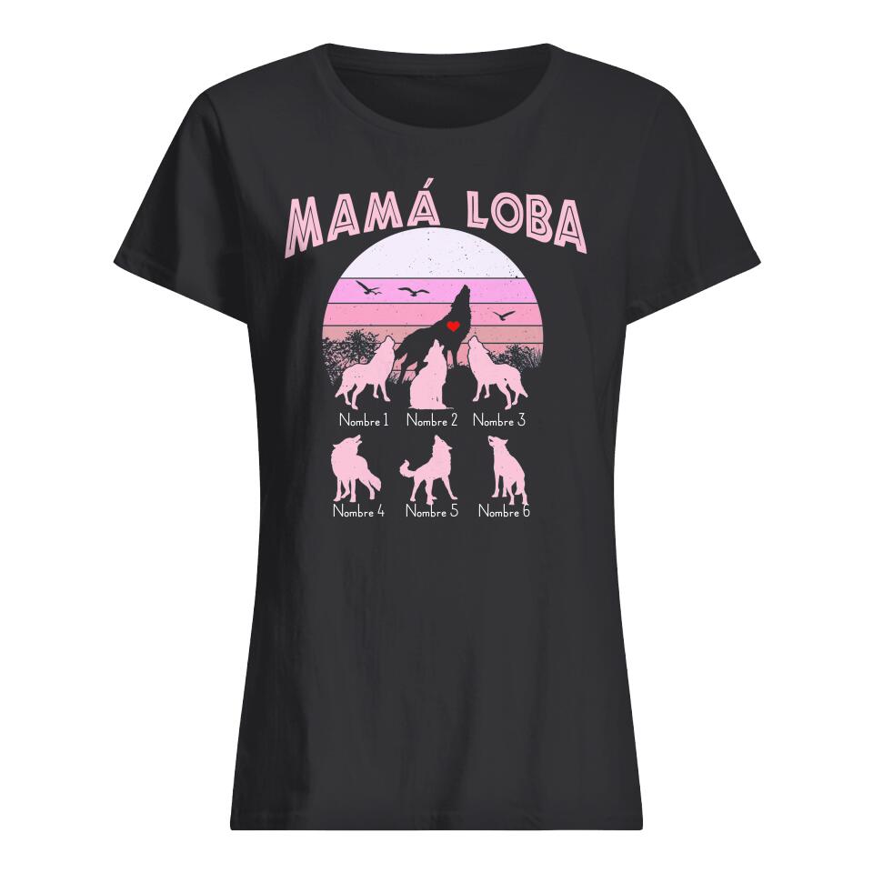 Personalizar Camisetas Para Mamá| Personalizado Regalos Para Madre | Mamá Loba