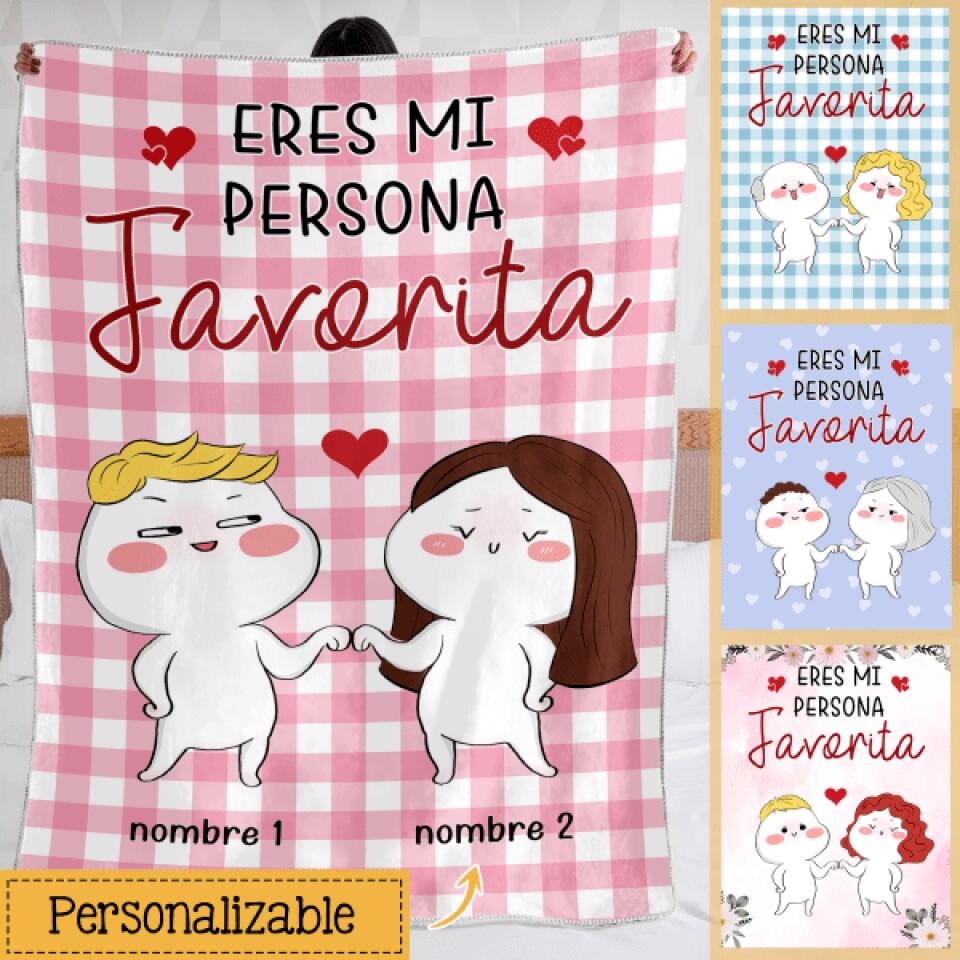 Personalizar Mantas Polar Para Parejas | Personalizado Regalos Para Parejas Y Amantes | Eres Mi Persona Favorit