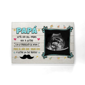 Lienzo Personalizado Para Papá | Personalizado Regalo Para Padre | Primer Día Del Padre papi