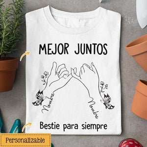 Personalizar Camisetas Para Amiga | Personalizado Regalos Para Mujeres | Mano De Amiga Mejor Amiga