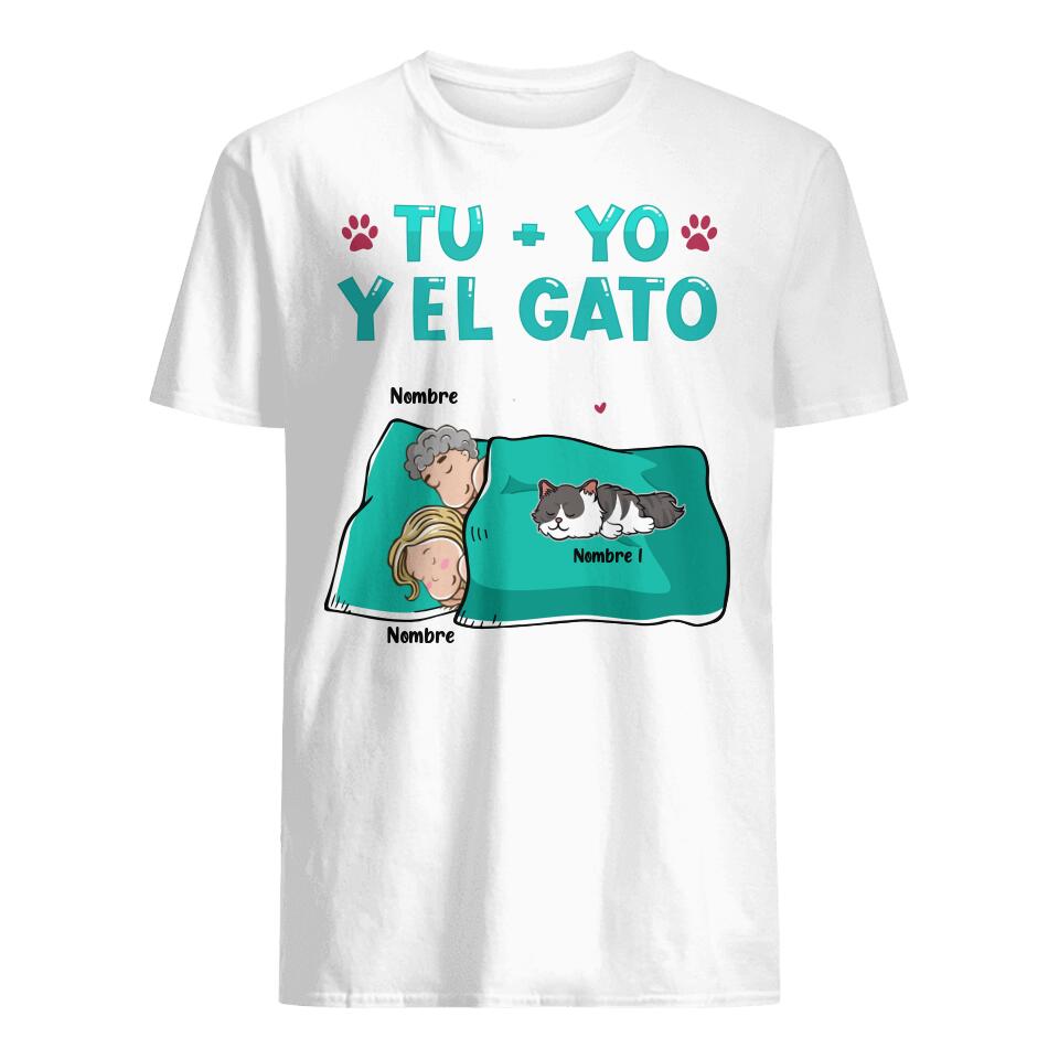 Personnalisez des T-shirts pour les amoureux des chats | Cadeaux personnalisés pour les amoureux des chats | Votre chat