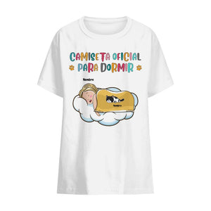 Personnalisez les T-shirts pour enfants | Cadeaux personnalisés pour les amoureux des animaux | T-shirt officiel du sommeil