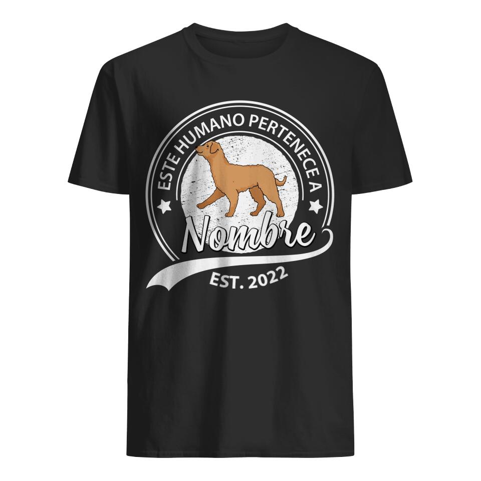 Personalizza magliette per amante dei cani | Regali personalizzati per gli amanti dei cani |
 Questo essere umano appartiene a