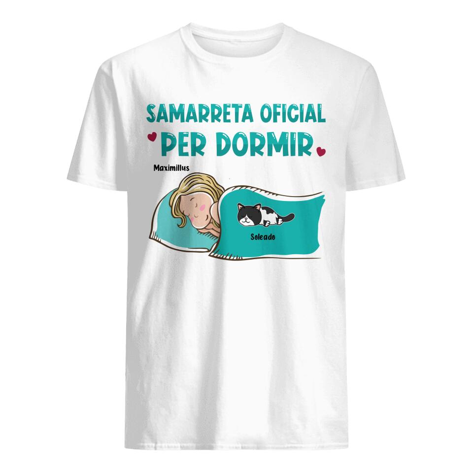 Personnalisez des T-shirts pour les amoureux des chats | Cadeaux personnalisés pour les amoureux des chats | Samarreta officielle