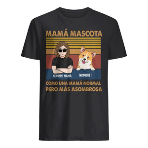 Personalizza magliette per gli amanti degli animali | Regali personalizzati per gli amanti degli animali | Mamma animale domestico/mamma cane/mamma gatto