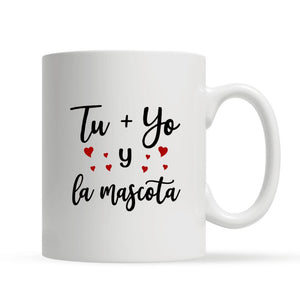 Taza Personalizada Para Amantes De Los Gatos | Personalizado Regalos Para Pareja | 
Tu + Yo y las Mascotas