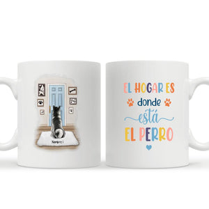 Taza Personalizada Para Los Amantes De Los Perros | Personalizado Regalos | El Hogar Es Donde Están Los Perros