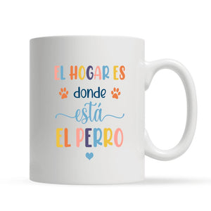 Taza Personalizada Para Los Amantes De Los Perros | Personalizado Regalos | El Hogar Es Donde Están Los Perros