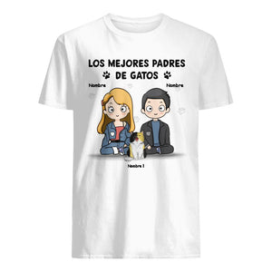 Personalizar Camisetas Para Los Amantes De Los Gatos  | Personalizado Regalos Para Los Amantes De Las Gatos | Los Mejores Padres De Gatos