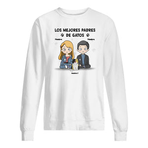 Personalizar Camisetas Para Los Amantes De Los Gatos  | Personalizado Regalos Para Los Amantes De Las Gatos | Los Mejores Padres De Gatos