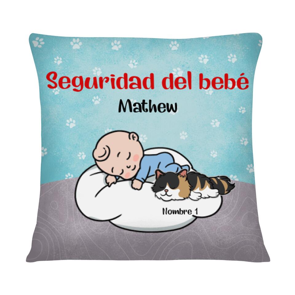 Cojines Personalizados Para Amantes De Las Mascotas | Personalizado Regalos Para Amantes De Las Mascotas | Seguridad Del Bebé