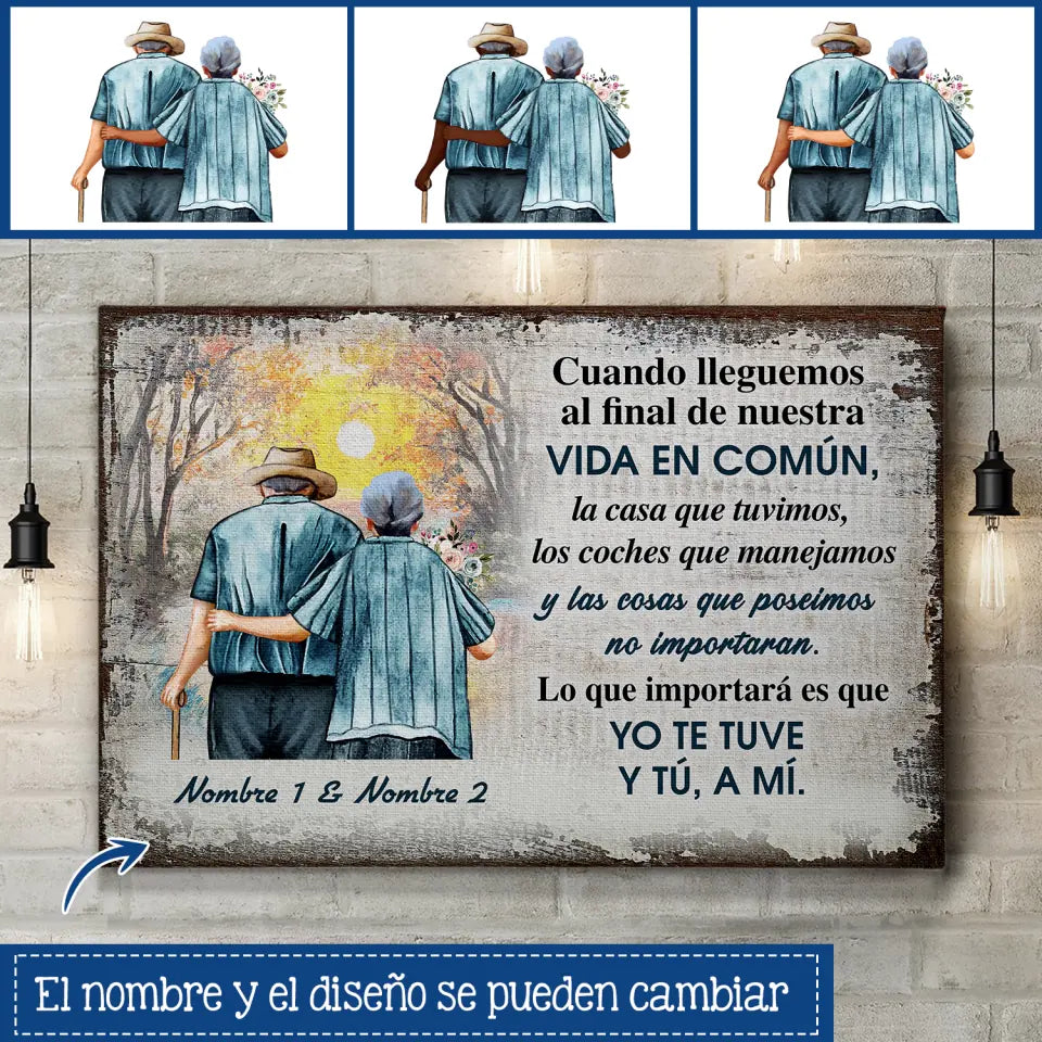 Lienzo Personalizado Para Pareja | Personalizado Regalos Para Pareja | Stand De Nuestra Vida Juntos