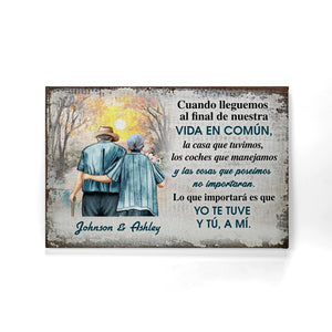 Toile personnalisée pour couple | Cadeaux personnalisés pour les couples | Stand de notre vie ensemble