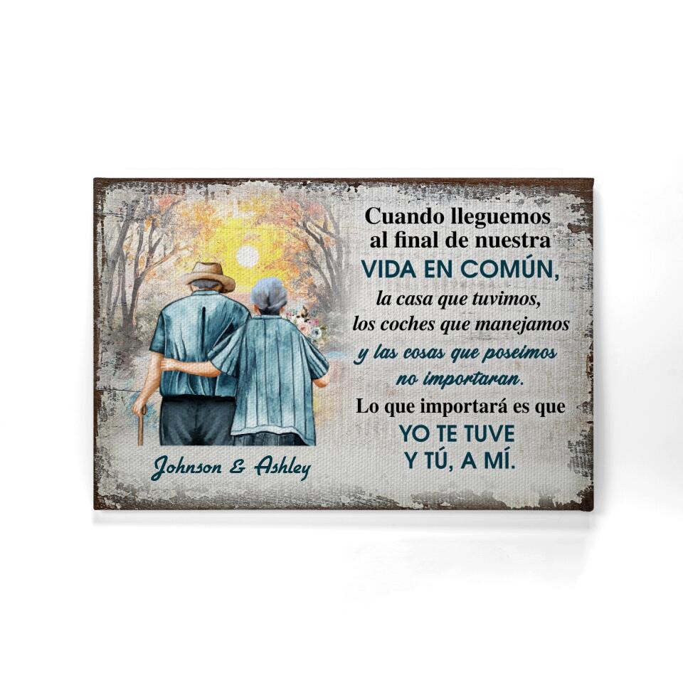 Lienzo Personalizado Para Pareja | Personalizado Regalos Para Pareja | Stand De Nuestra Vida Juntos