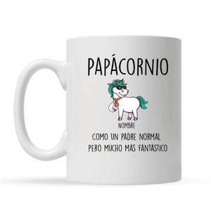 Taza Personalizada Para Abuelo Papá | Personalizado Regalos Para Abuelo Papá | Como Un Padre / Abuelo Normal Pero Mucho Más Fantástica