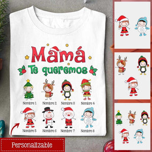 Personalizar Camisetas Para Mamá | Personalizado Regalos Para Mamá | Mamá Te Queremos