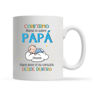 Taza Personalizada Para Papá | Personalizado Regalos Para Papá | Mamá Te Quiere Papá