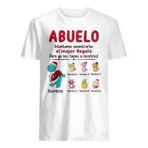 Personalizar Camisetas Para Abuelo | Personalizado Regalos Para Abuelo | Dinosaurio Abuelo Intentamos Encontrarte