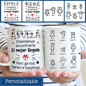 Tasse personnalisée pour maman grand-mère | Cadeaux personnalisés pour maman grand-mère | Maman grand-mère, j'ai essayé de te trouver le meilleur cadeau mais