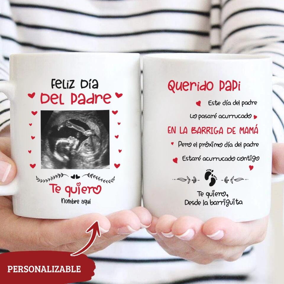 Taza Personalizada Para Papá | Personalizado Regalos Para Padre | Feliz Día Del Padre Te Quiero