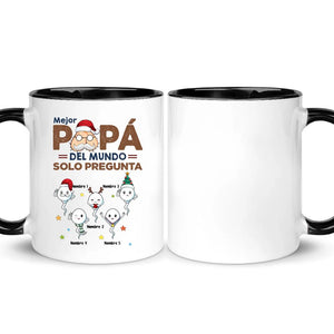 Tasse personnalisée pour papa | Cadeau de Noël personnalisé pour le père | Le meilleur papa du monde, demande simplement