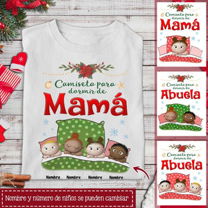 Personalizza magliette per la nonna mamma | Regalo personalizzato per la mamma, la nonna | Camicia da notte per mamma e nonna