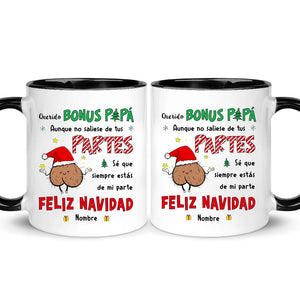 Taza Personalizada Para Papá | Personalizado Regalos Para Padre | Querido Bonus papá Aunque no saliese de tus partes