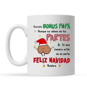 Taza Personalizada Para Papá | Personalizado Regalos Para Padre | Querido Bonus papá Aunque no saliese de tus partes