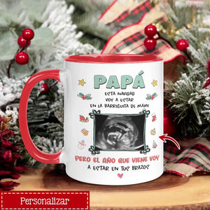 Taza Personalizada Para Papá | Personalizado Regalos Para Padre | Papá Esta Navidad