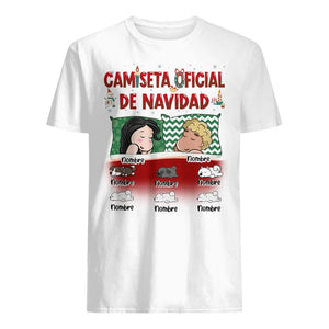 Personalizar Camisetas Para Pareja | Personalizado Regalo Para Amantes de los animales | Camiseta oficial de navidad