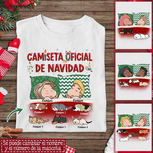 Personalizar Camisetas Para Pareja | Personalizado Regalo Para Amantes de los animales | Camiseta oficial de navidad