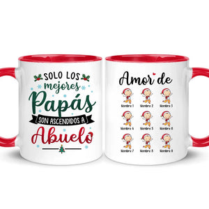 Tazza personalizzata per nonno e nonna | Regalo di Natale personalizzato per Nana e Tata | Solo i migliori papà/mamme vengono promossi al Natale del nonno/della nonna