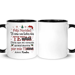 Tazza personalizzata per fidanzato/marito | Regali personalizzati per fidanzato/marito | Ti amo con tutto il cuore