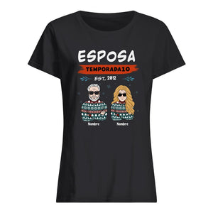 Personalizar Camisetas Para Esposa/ Esposo | Personalizado Regalo Para Esposa/ Esposo | Esposo/Esposa Temporada