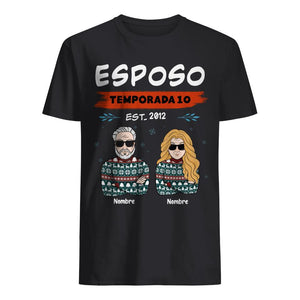 Personalizar Camisetas Para Esposa/ Esposo | Personalizado Regalo Para Esposa/ Esposo | Esposo/Esposa Temporada