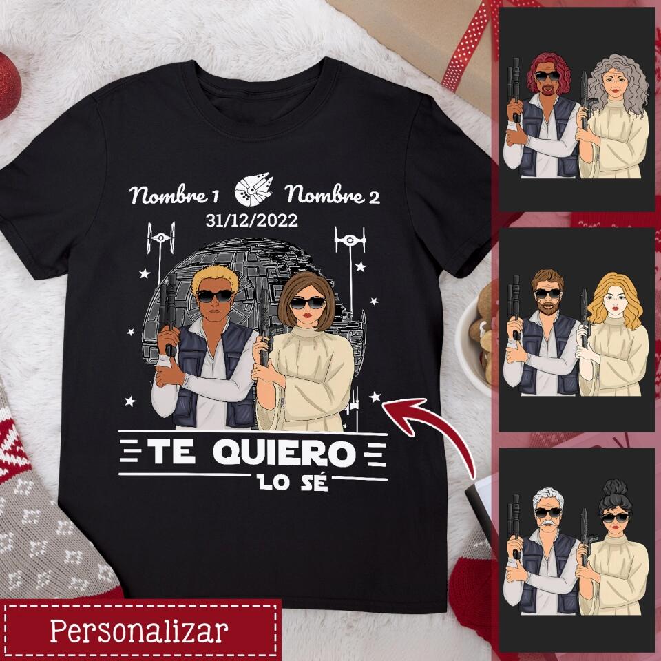 Personalizar Camisetas Para Pareja | Personalizado Regalos Para la amante | Te quiero Lo sé