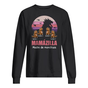 Personalizar Camisetas Para Mamá | Personalizado Regalo Para Madre |Mamazilla Madre de monstruos